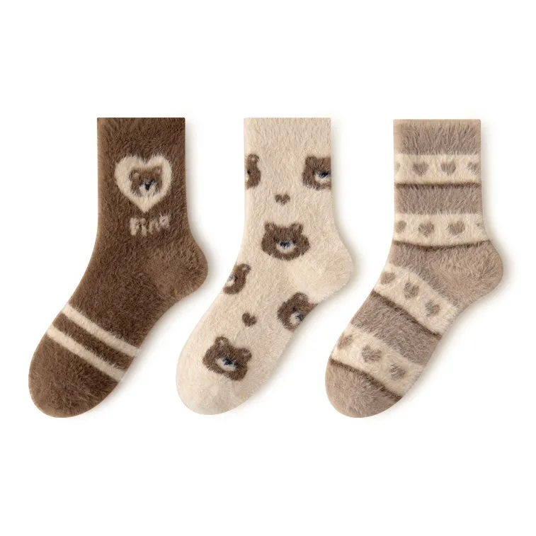 MIIOW Mid Calf Socks Women's Combo Set-13