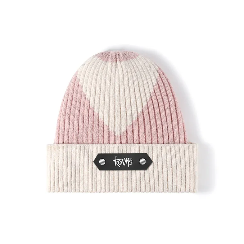 KENMO Faux Rabbit Fur Beanies Unisex-3
