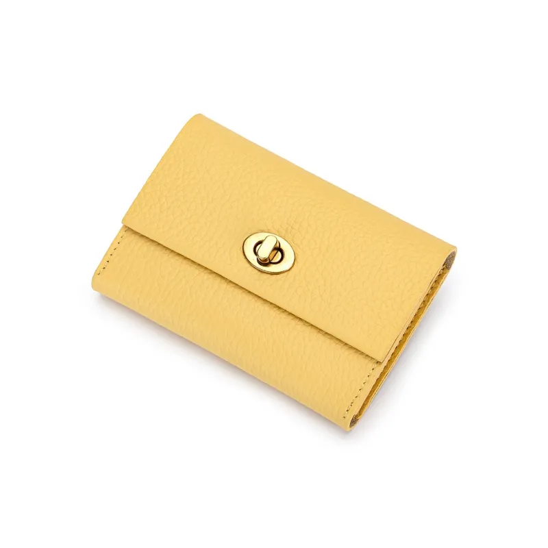 VIHUS Top Grain Cow Leather Coin Purses Card Holders Women's Multicolor-7