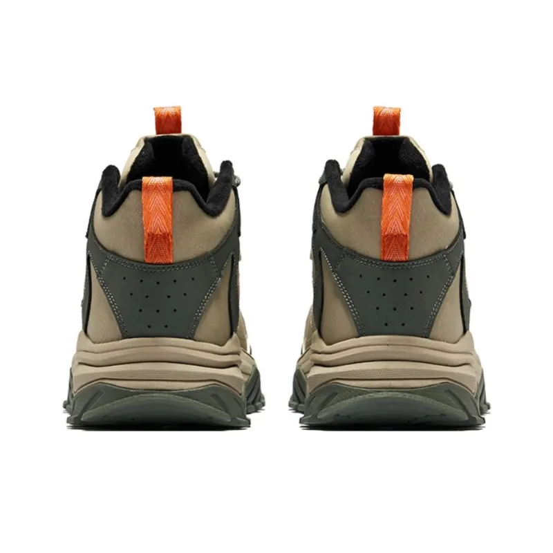 Erke Blaze 2 High Top Outdoor Shoes Men's Linen Gray With Stone Green-3