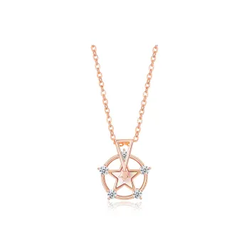 CHIEMOT S925 Silver Collarbone Chain Unisex