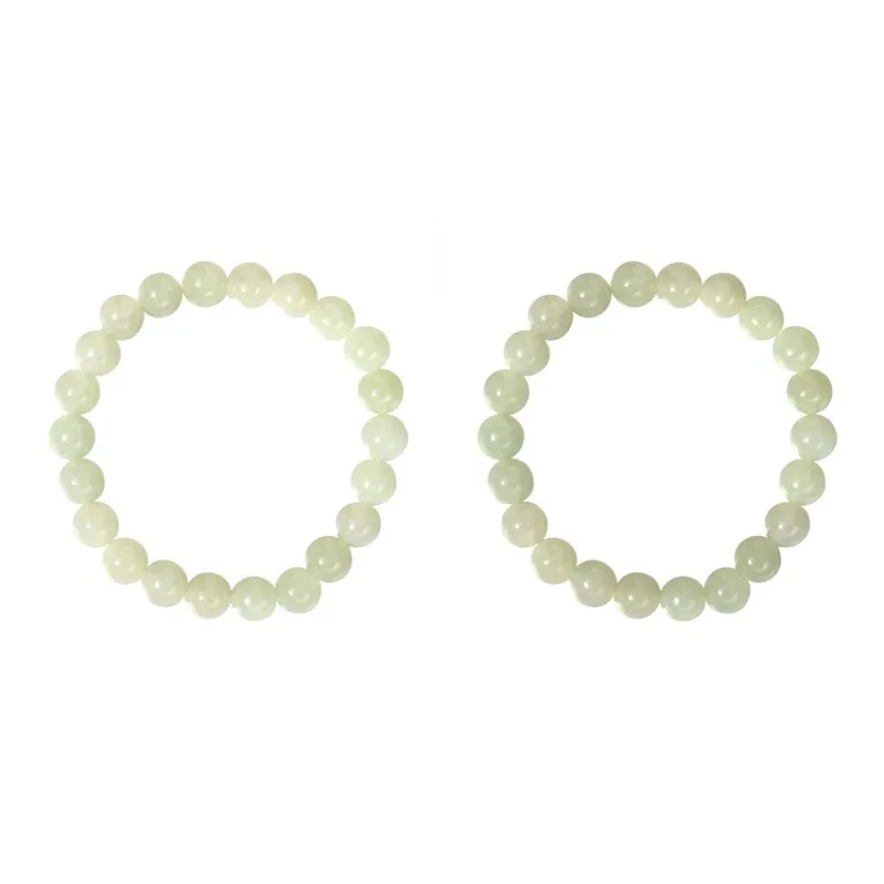 WEITIANXUAN Hetian Jade Bracelets White Jade/Pale Greenish White Jade Women's-8