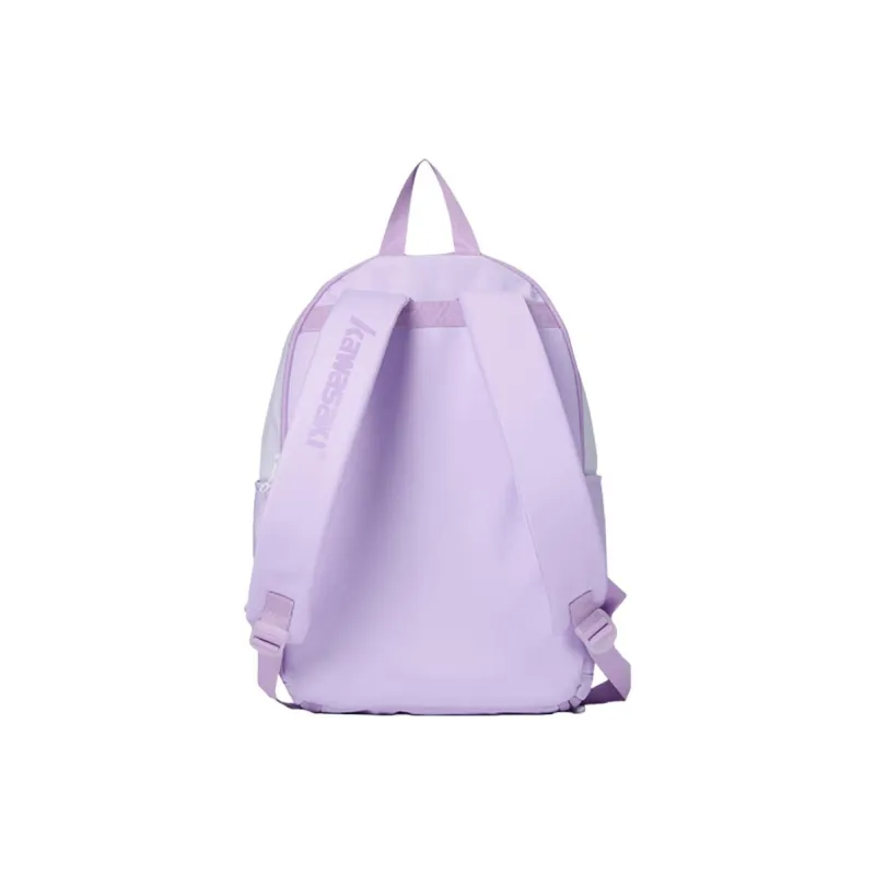 Kawasaki Fabric Backpack Regular Unisex Purple/Beige/Blue-2