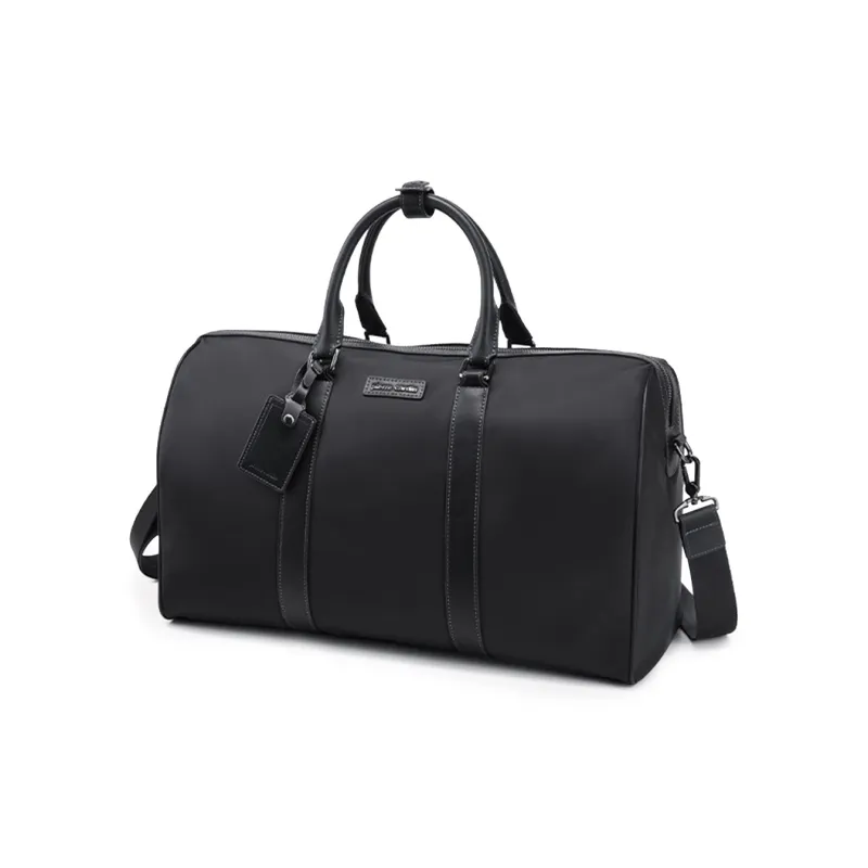 PIERRE CARDIN Fabric Portable Travel Bag Regular Men's Black-1