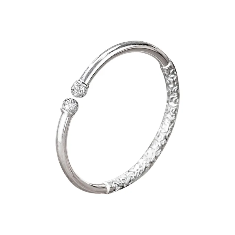 DVNRR S 999 Fine Silver Sterling Silver Bracelets Unisex-1