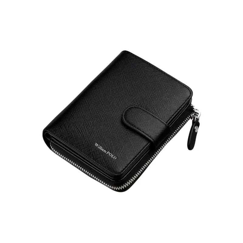 WilliamPOLO Cow Leather Coin Purse Men's Multicolor-9