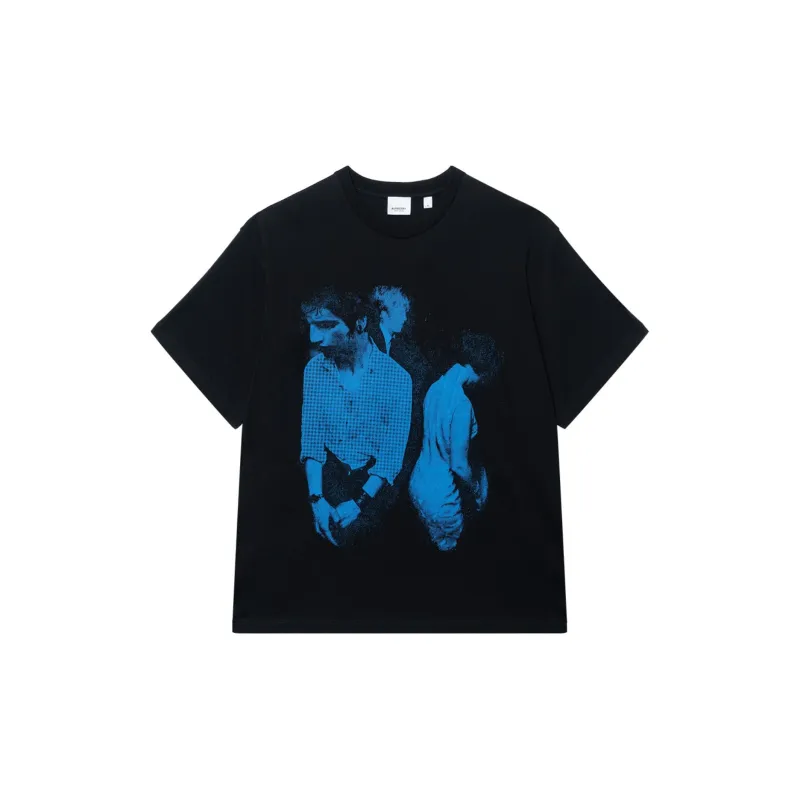 Burberry T Shirts Men Black-0