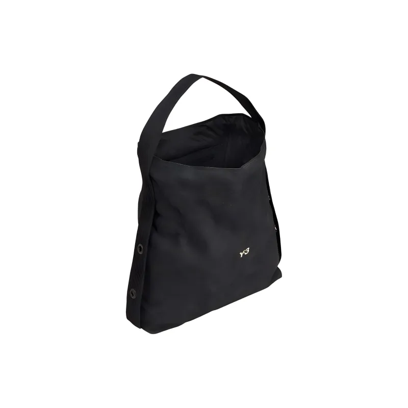Y 3 Cow Leather Gym Bag, Crossbody Bag, Shoulder Bag Regular Men's Black-2