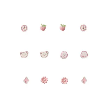 May10th S925 Silver Stud Stud Earrings Women's