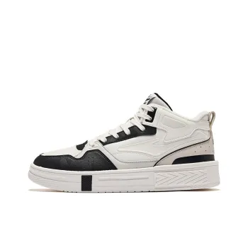 Erke Conquer 3 Warm Slip Resistant High Top Skateboard Shoes Men's Microcrystal White/Jet Black