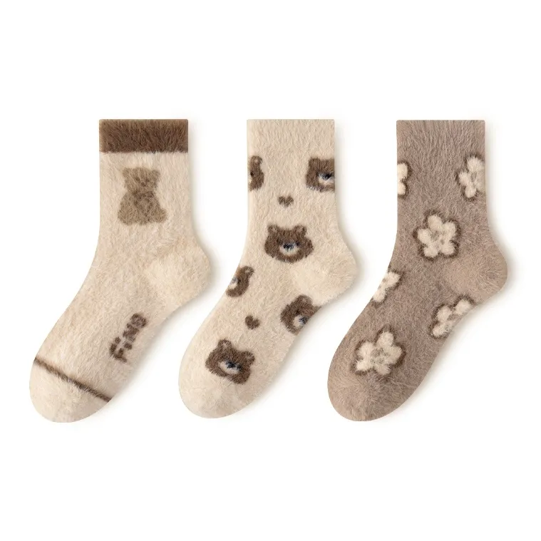 MIIOW Mid Calf Socks Women's Combo Set-18