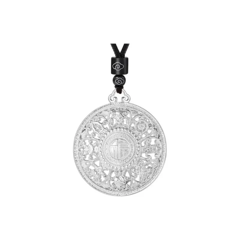 NSAOT S999 Fine Silver Foot Silver Pendants Unisex-0