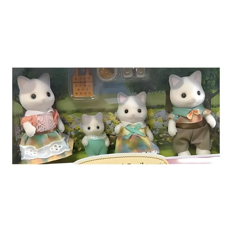 Sylvanian Families Latte Cat Family Dolls Plush Doll Trumpets High-2