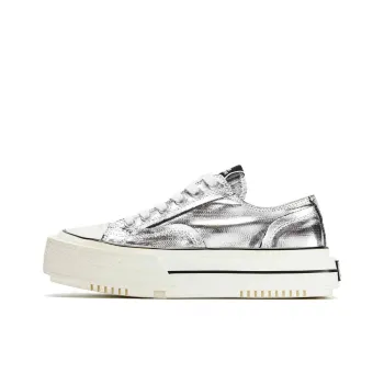 CHOCO CONCERT Circle Square Wear Resistant Low Top Canvas Shoes Women's