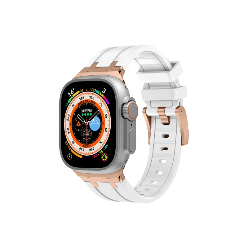 ZHENGGUANG Watch Band Apple Compatibility Silicone Material-30