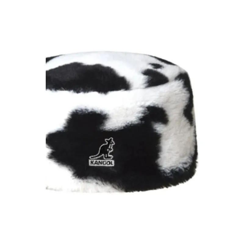 KANGOL Faux Fur Hats & Caps Unisex Black And White Spots-1