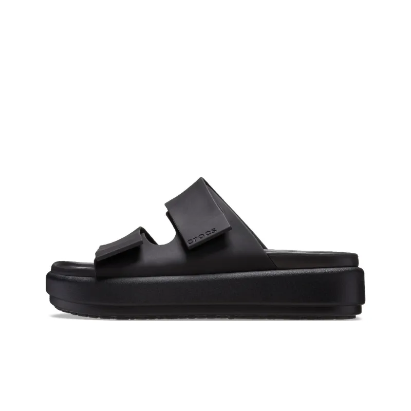 Crocs Slip Resistant Slide Slippers Women's Black-0