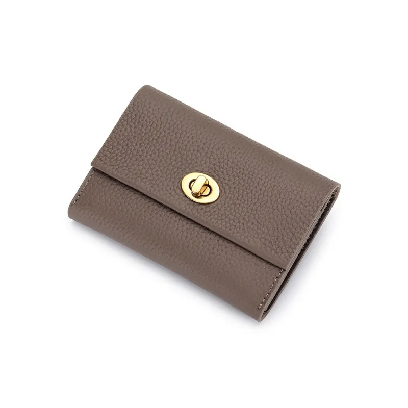 VIHUS Top Grain Cow Leather Coin Purses Card Holders Women's Multicolor-11