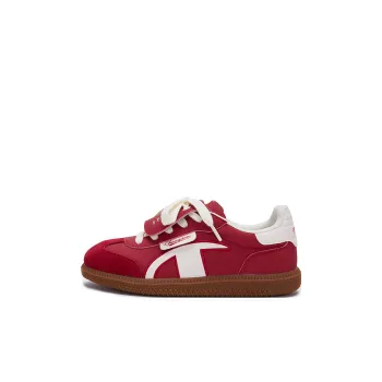 Champion Kids Anti Slip Wear Resistant Low Top Kids' Skateboarding Shoes Red White Kids'