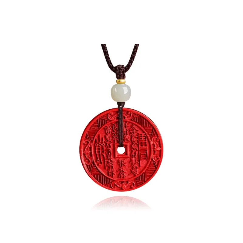 EADDA JEWELRY Cinnabar Necklaces Unisex-3