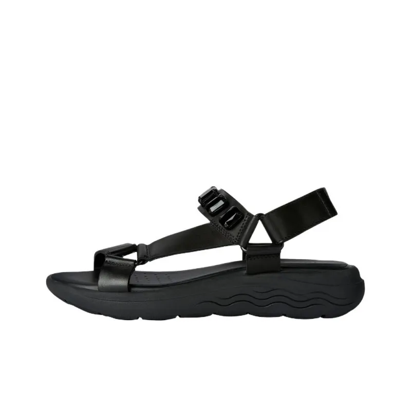 GEOX Spherica Ec5w Beach Sandals Women's Black-0