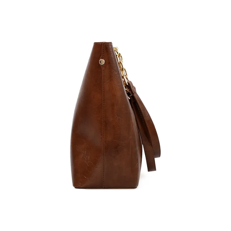 Vigno Synthetic Leather Handbag, Shoulder Bag Regular Women's Black/Coffee/Brown/Burgundy-7