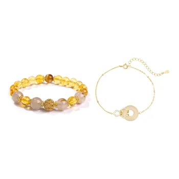FUSSEM Colored Glaze Bracelets Women's