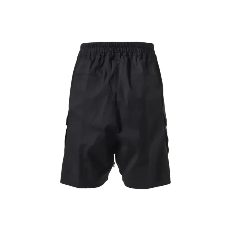 RICK OWENS Casual Shorts Men Black-1