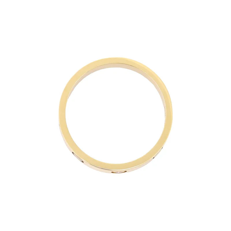 Cartier 2010s 18K Rose Gold Mini Love Ring-2
