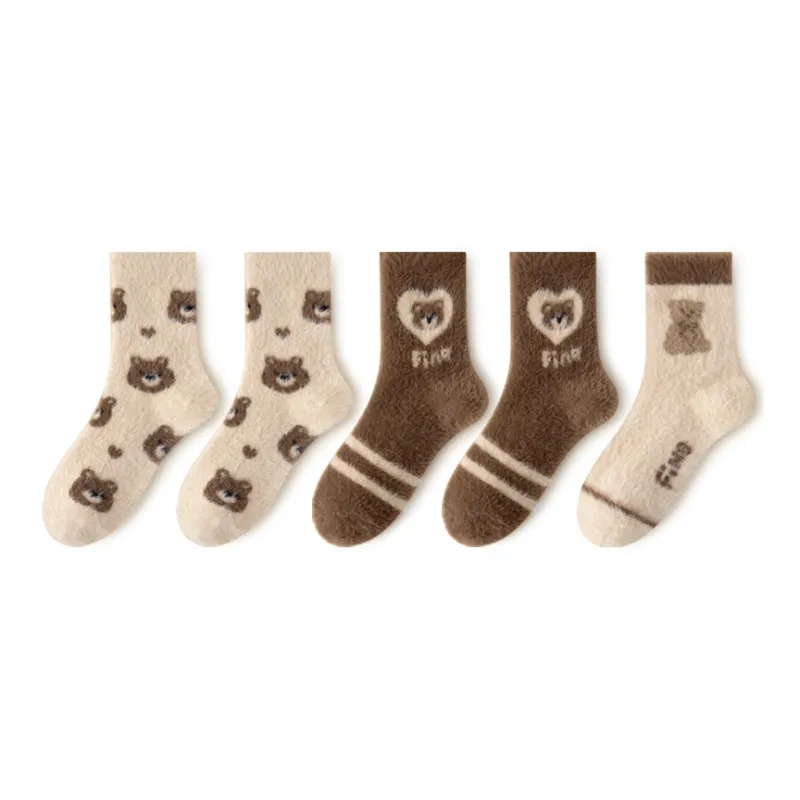 MIIOW Mid Calf Socks Women's Combo Set-8