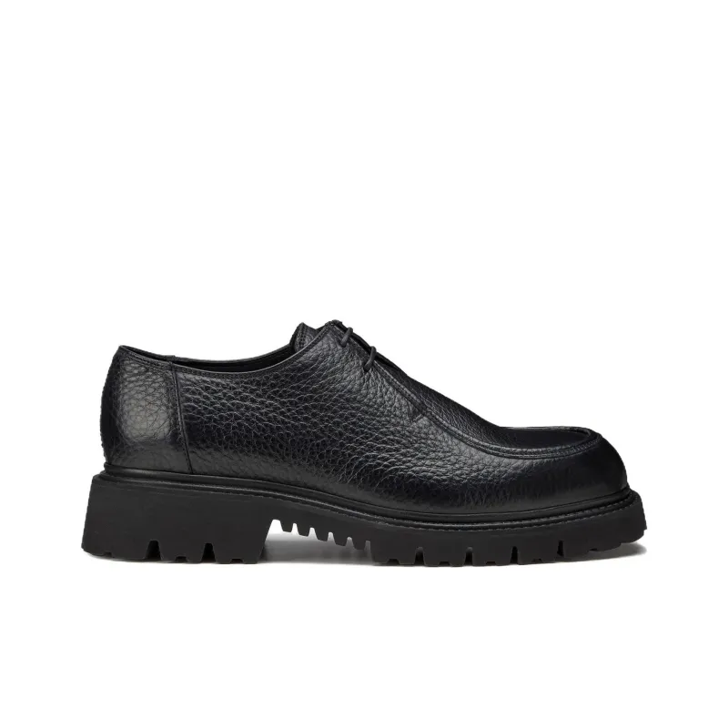 DOUCAL'S X Neil Barrett Chuncky Sole Leather Loafers-1