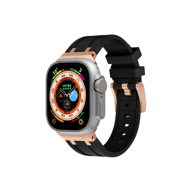 ZHENGGUANG Watch Band Apple Compatibility Silicone Material-36