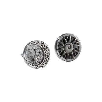 VAN GOGH Copper Stud Earrings Unisex