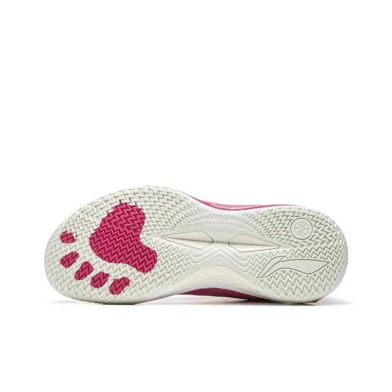 LiNing Blade 4V2 Cushioning Anti Slip And Wear Resistant Support Lightweight Low Top Basketball Shoes Unisex Pink-6