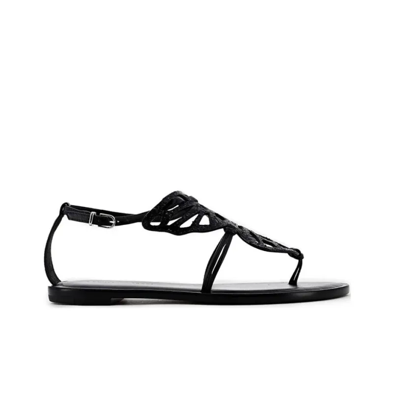 Sophia Webster Butterfly Strap Sandals Women's Black-1