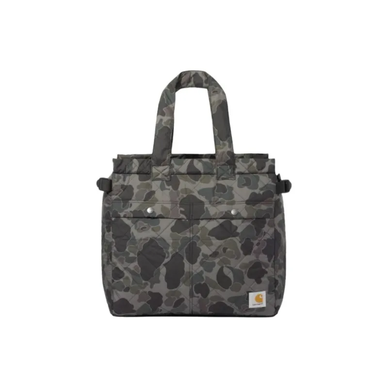 Carhartt WIP Recycled Polyester Tote Bag Shopping Bag Handbag Men's Gray Duck-0