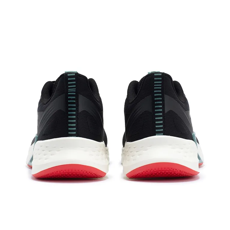 361° Volcano Rainproof Series Warm Slip Resistant Low Top Casual Running Shoes Men's Black Cyan-3