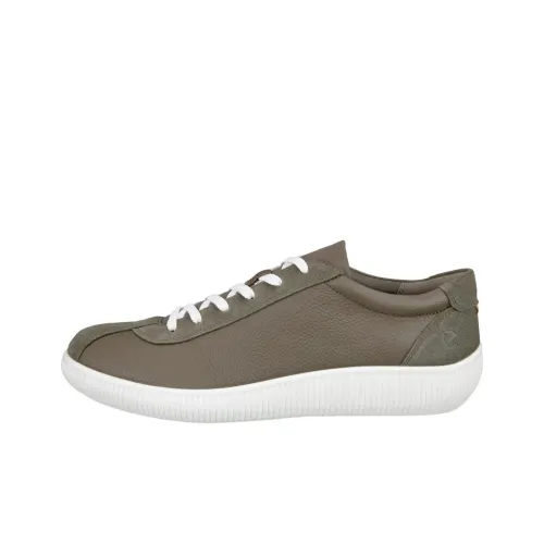 Ecco Soft Zero Breathable Low Top Casual Shoes Men's Brown