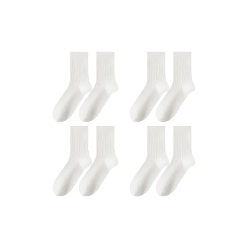 Cheekkiss Mid Calf Socks Men's 4 Pack-0