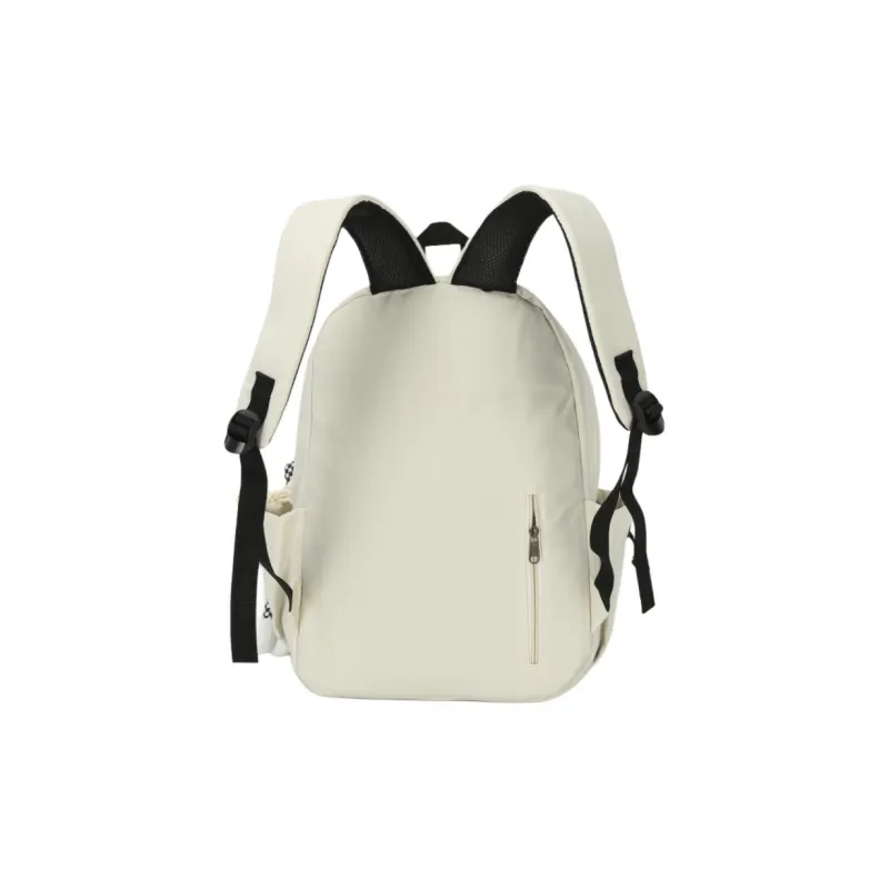 Wenpercy Nylon Travel Bag Backpack Regular Unisex Black/White-4
