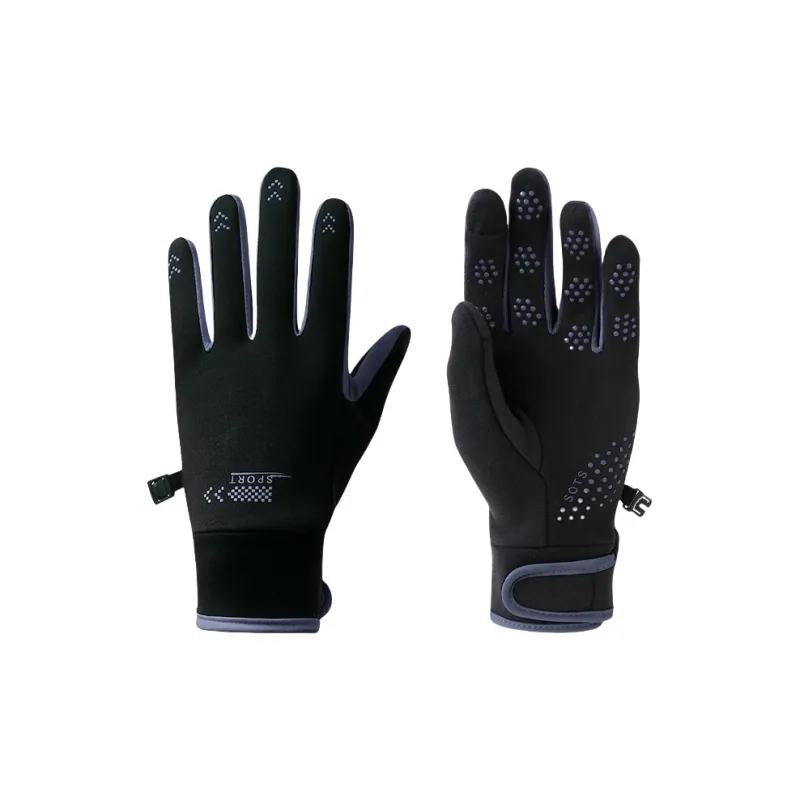 MEETSUNNY Polyester Knit Gloves Unisex-12
