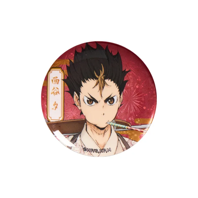 BOOM COMIC Shoyo Hinata Haikyuu!! Yukata Collection Badge Tobio Kageyama Kei Tsukishima Badges-4