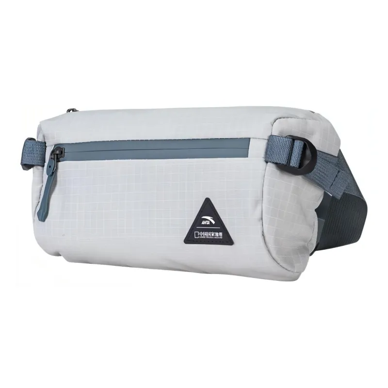 Anta Variety Training Collection Recycled Nylon Fanny Pack Regular Unisex Light Asphalt Gray-1