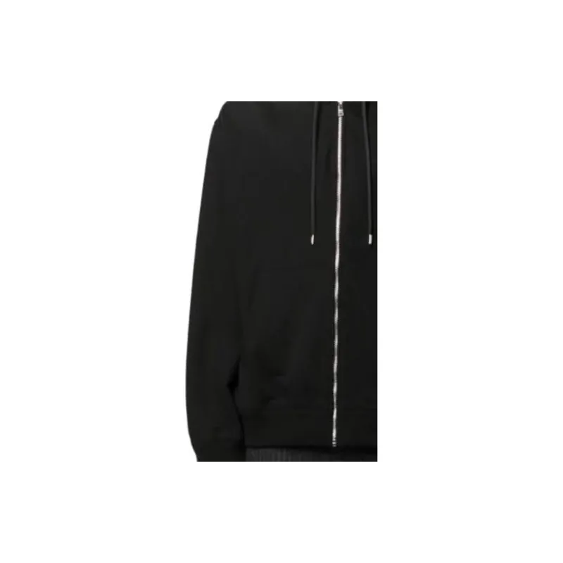 PRADA Zip Up Drawstring Hoodie-5