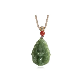 Lao Feng Xiang Hetian Jade White Jade/Pale Greenish White Jade Unisex