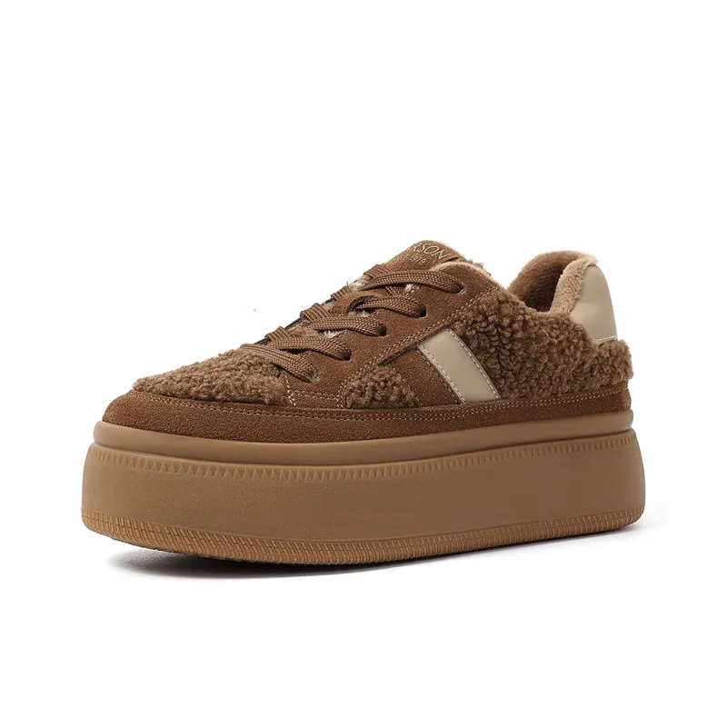 HARSON Height Increasing Low-Top Skateboard Shoes Women's-1