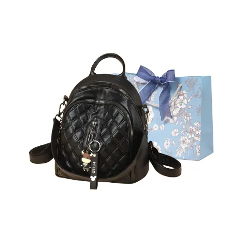 REDOO PU Backpack Regular Women's Black