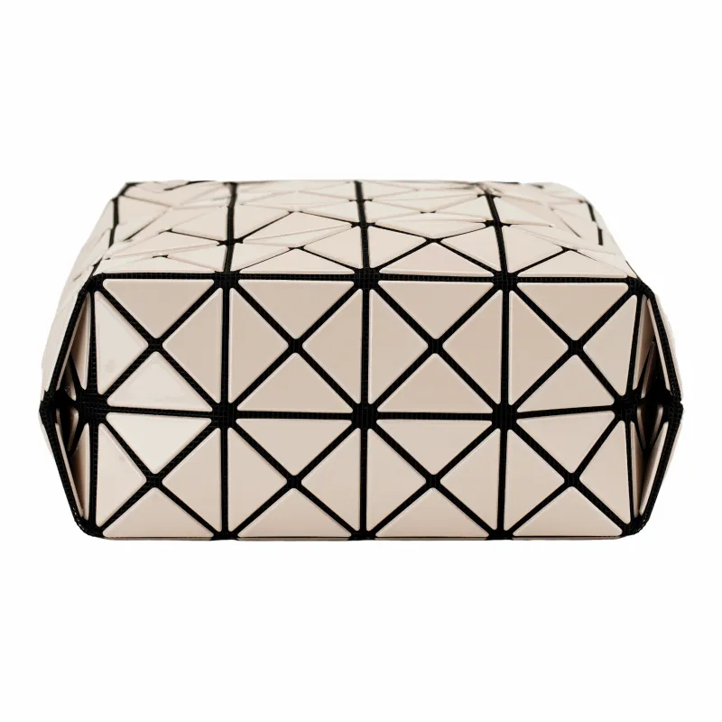 ISSEY MIYAKE Polyvinyl Chloride Bucket Bags Shoulder Bag Crossbody Bag Women's Beige-4
