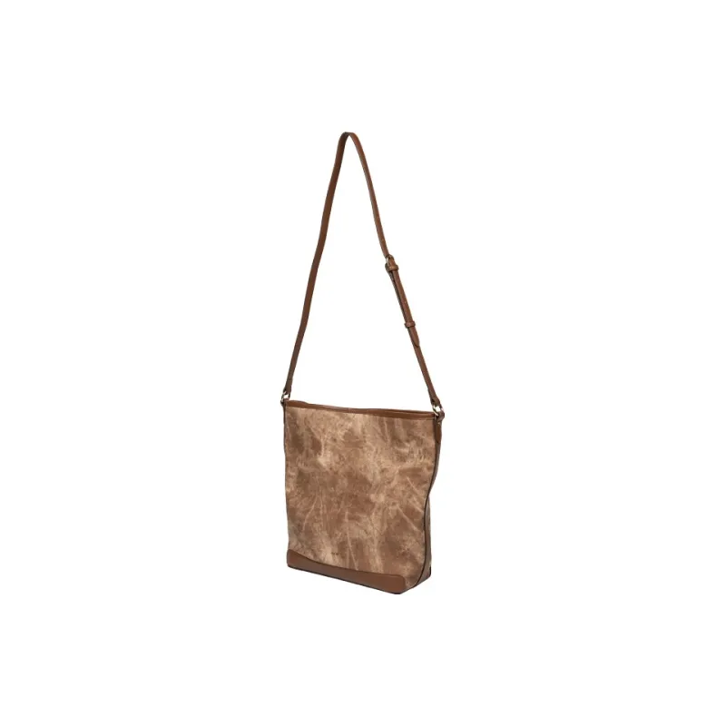 OMI Synthetic Leather Handbag, Shoulder Bag Women's Black/Apricot White/Khaki/Red Brown-21