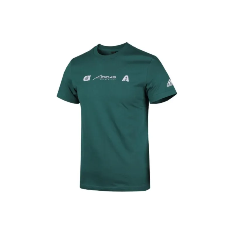 Adidas M GFX T ILLU 2 T Shirt Men's Green-2